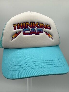Netflix Stranger Things Dustin Thinking Cap Trucker Hat Mesh Cosplay NWT